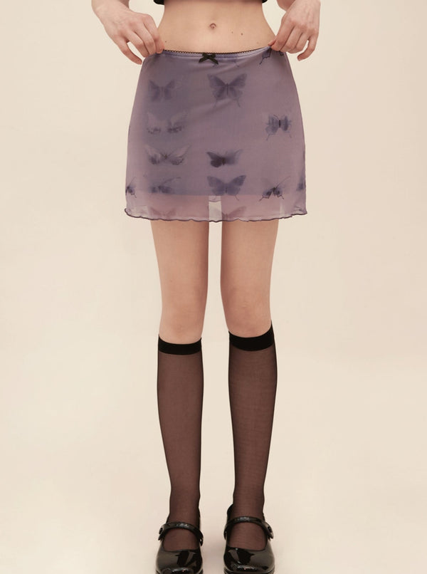 Vintage Top With Slim Babes A-Line Skirt Set-Up