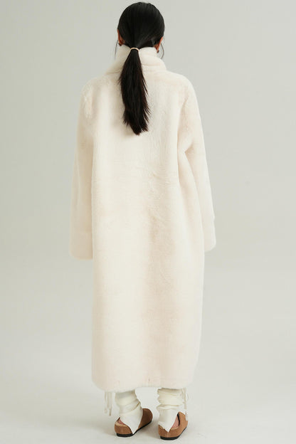 Luxury Fur Mid-Length Coat