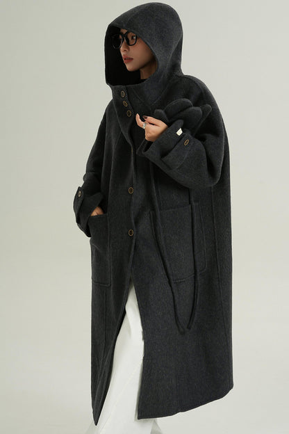 Double-Faced Cape Glove Coat