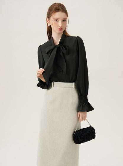 Fragrance Layered Vest Skirt Two-Piece Set-Up