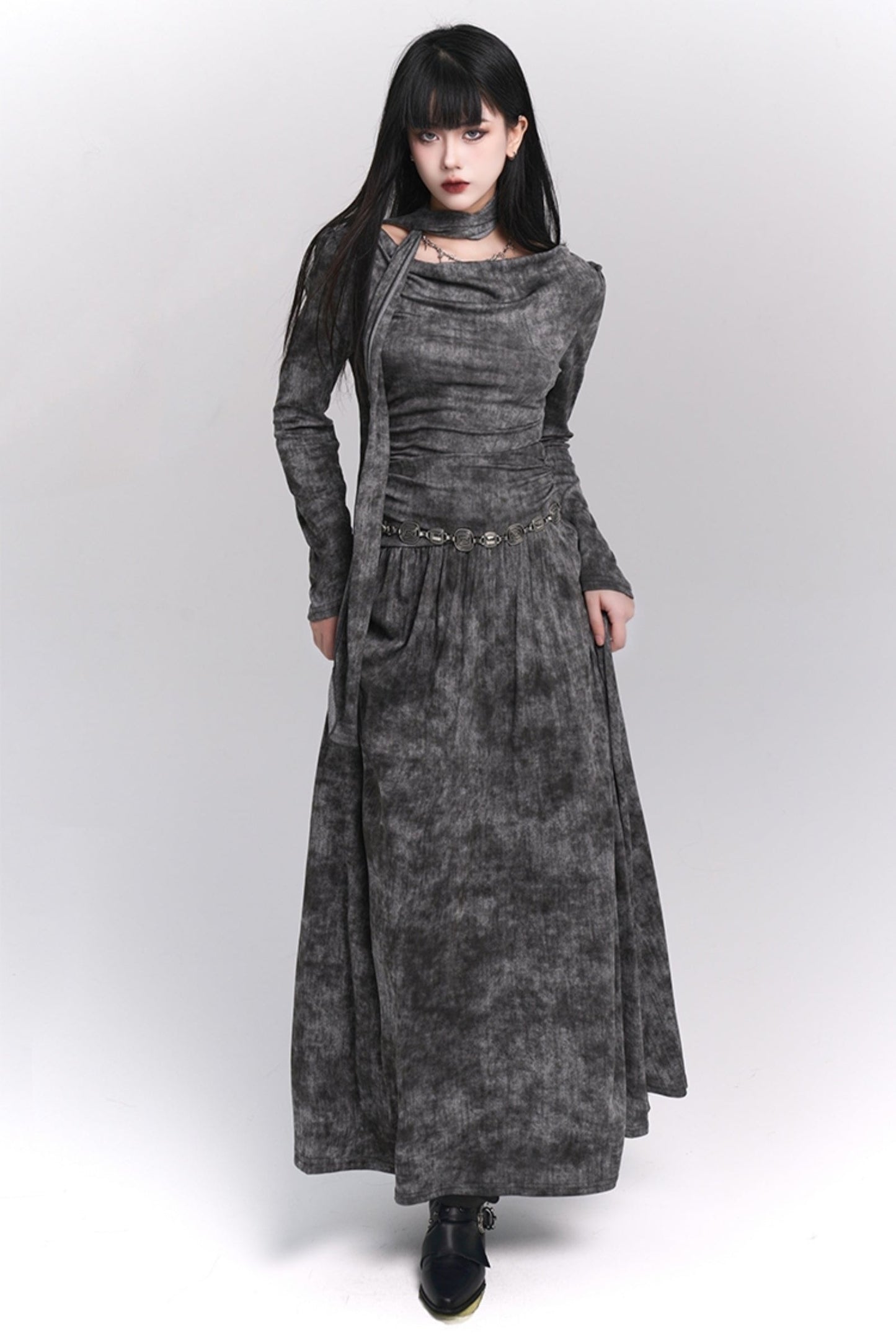 Wasteland Style Gray Winter Dress