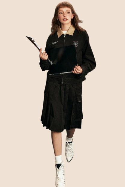 American College Jacket Two-Piece Set-Up