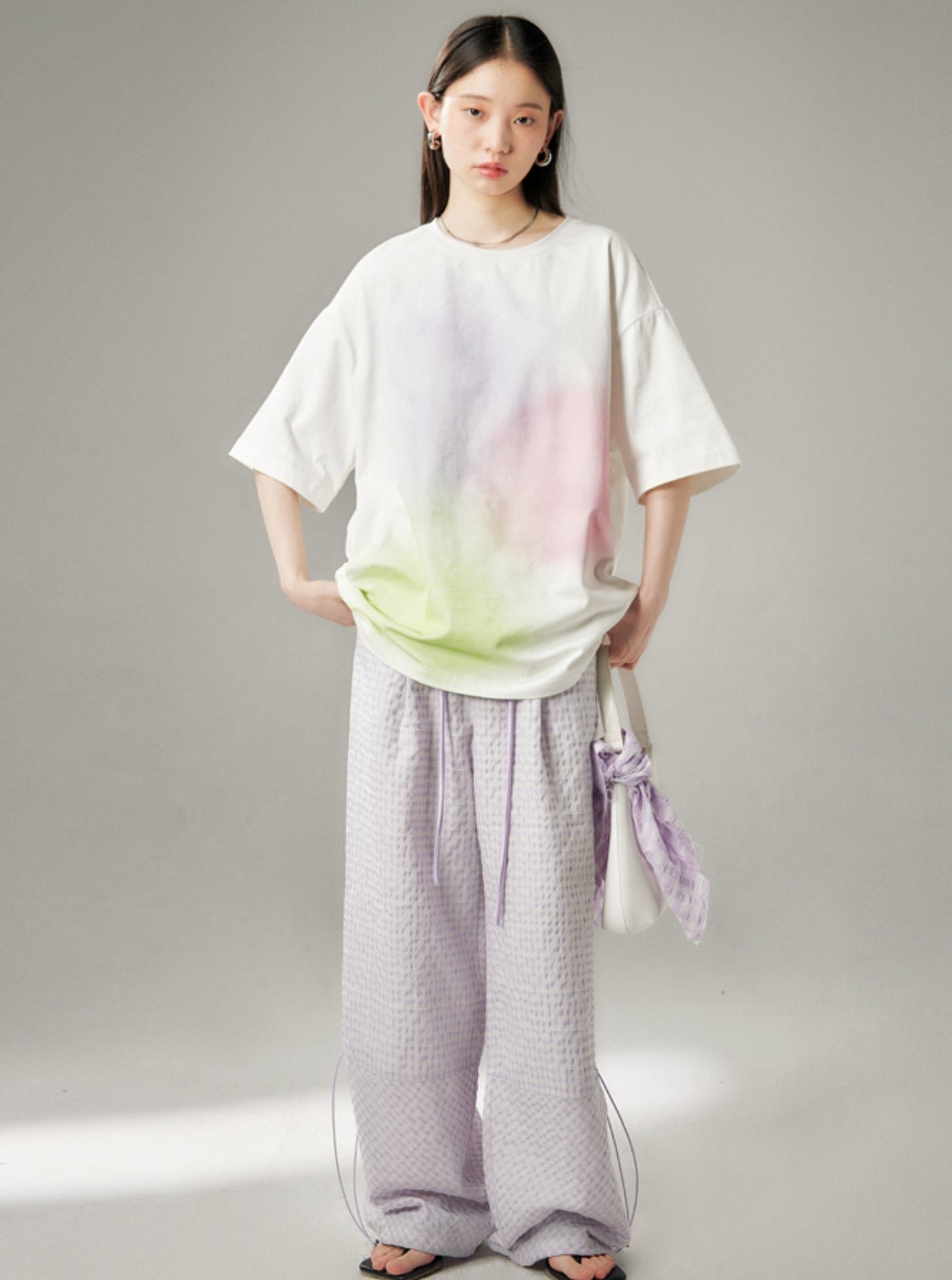 Bubble Memory Dream Gradient Knit T-Shirt