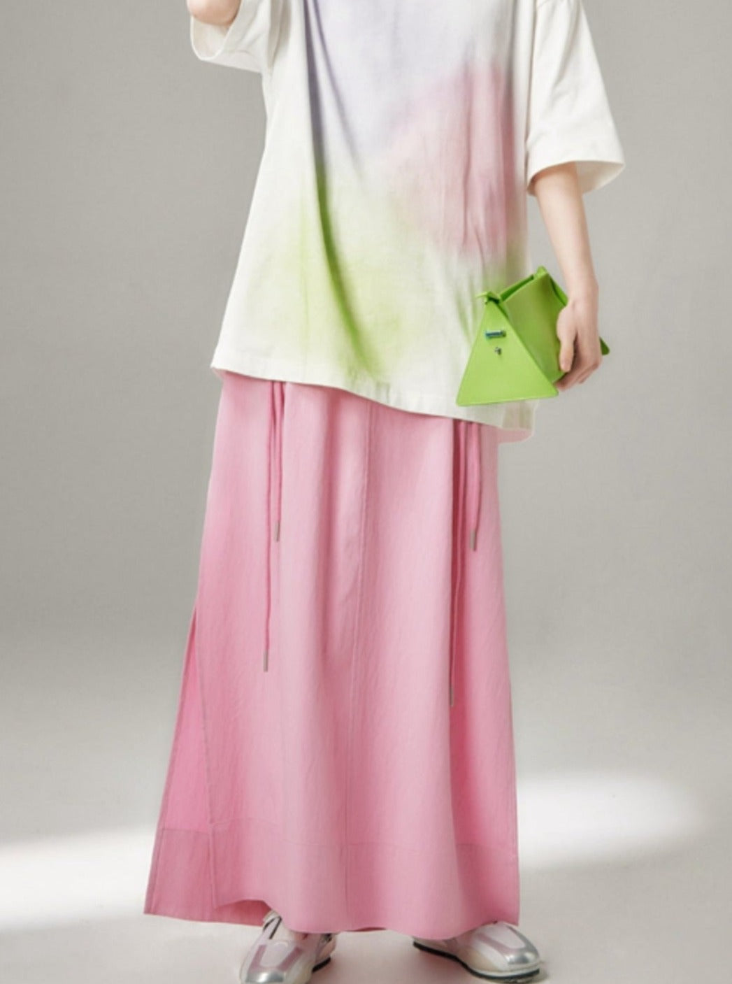 Original Design Casual Slit Maxi Skirt