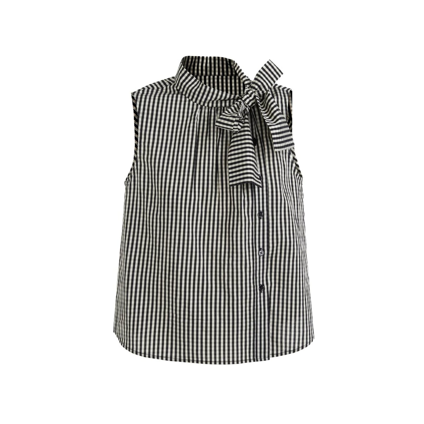 Plaid Sleeveless Top