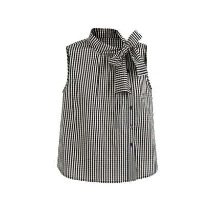 Plaid Sleeveless Top