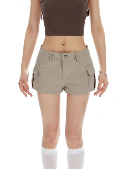 Babes Gerade Cargohose mit niedriger Taille