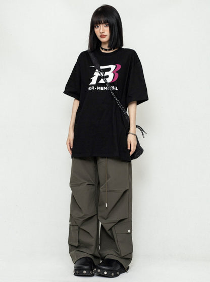 American Thin Wide Leg Cargo Pants