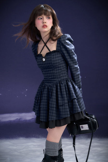 Prinzessin Stil Halterneck Kuchen Lolita Kleid 