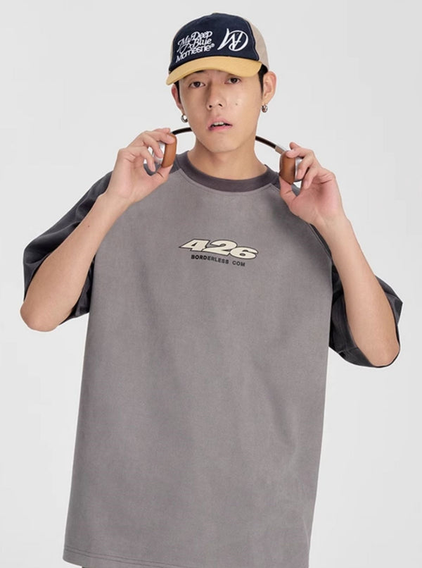 Imitation Suede Summer T-Shirt