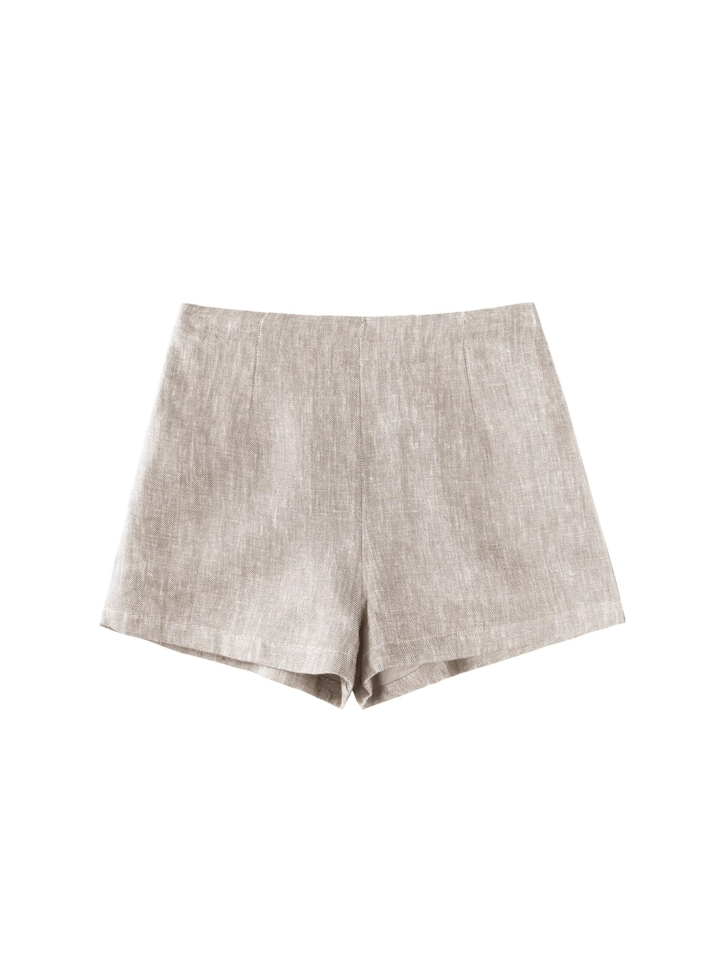 Vintage Luxe Linen Halter & Wide Leg Shorts Set-Up