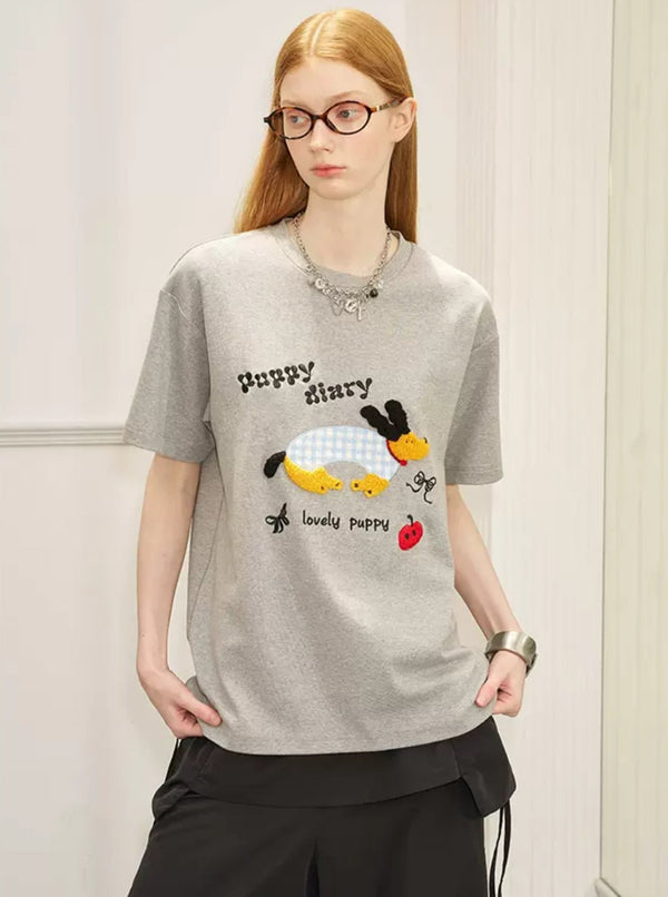 Fun Patch Puppy T-Shirt