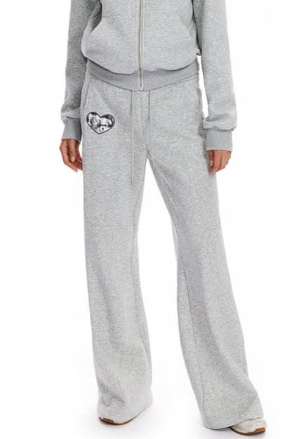 Cats & Dogs Embroidered Sweatpants