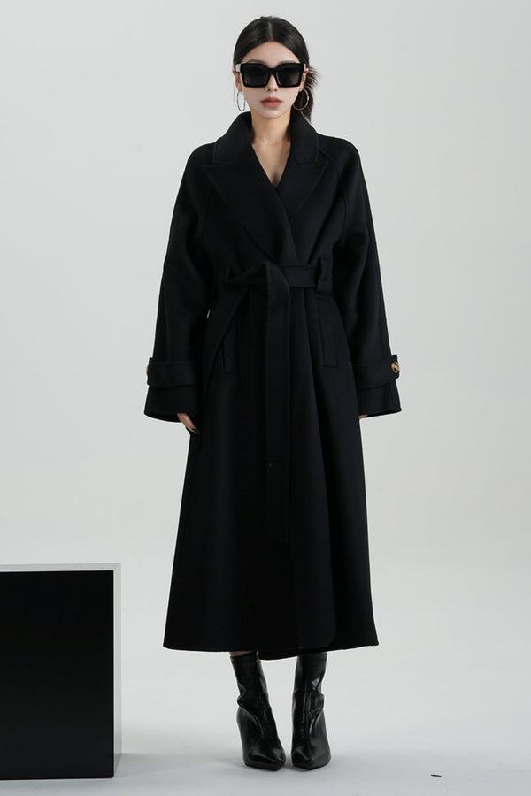 Temperament Wolle Tweed Jacke 