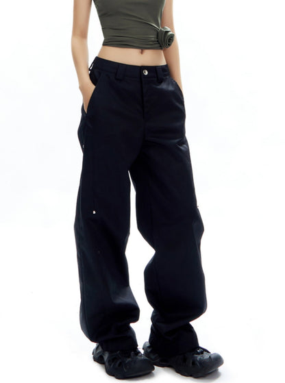 American Retro Low-Rise Cargo Pants