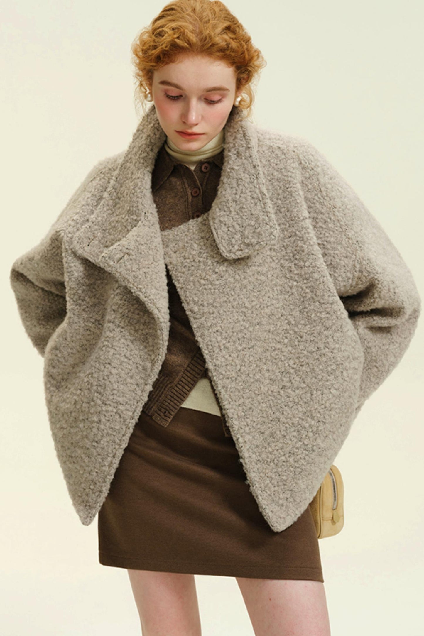 Korean Wool Crop Coat