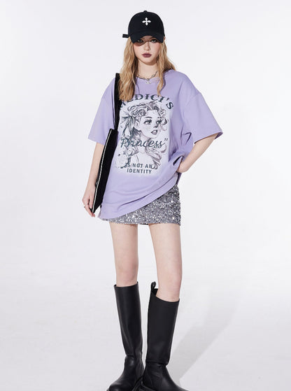 Easywear Printed Crew T-Shirt