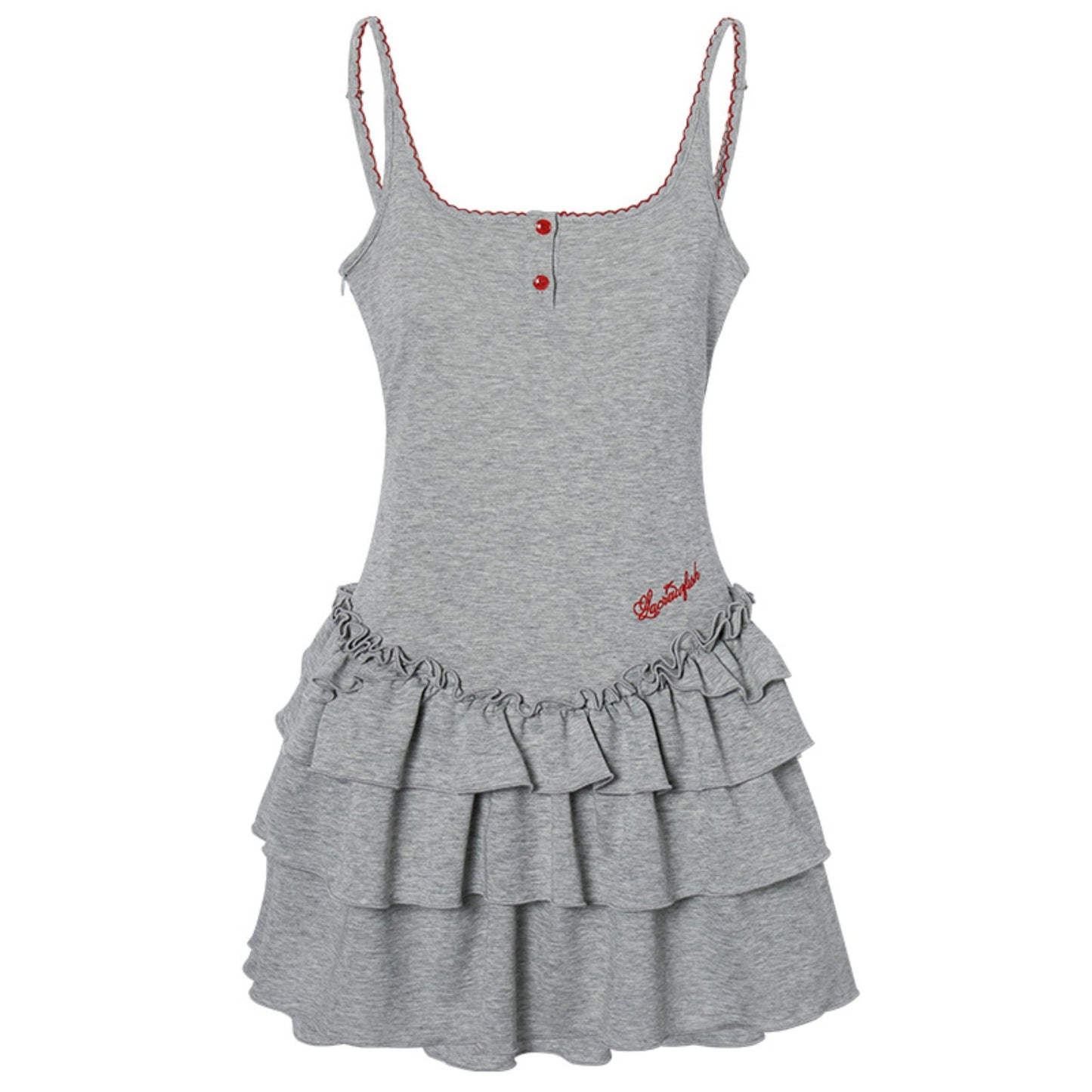 Sweet Ruffle Halter Dress