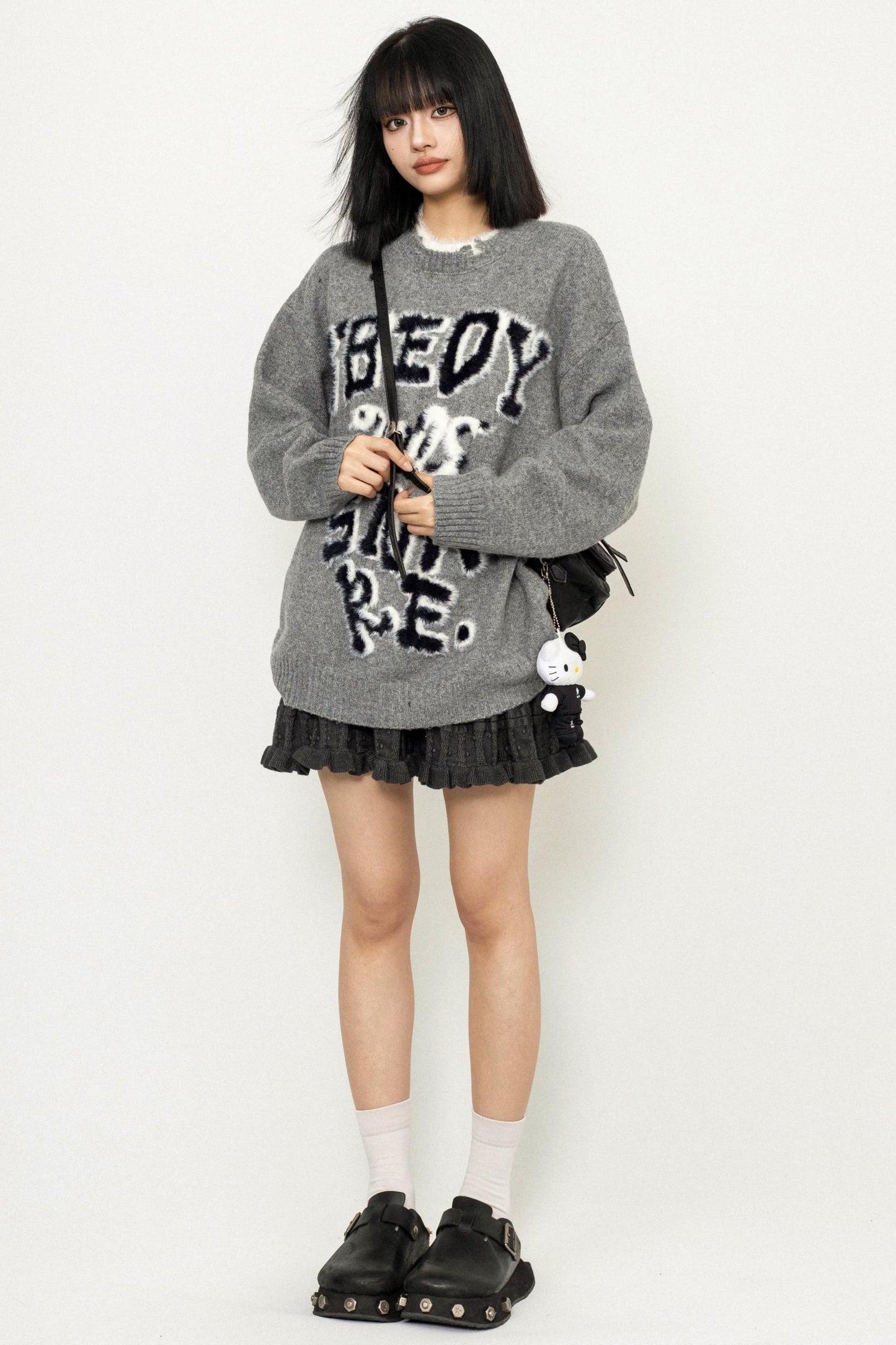 Jacquard Pattern Loose Sweater