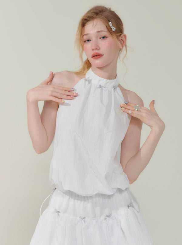 Quick-Drying Halterneck Vest Top