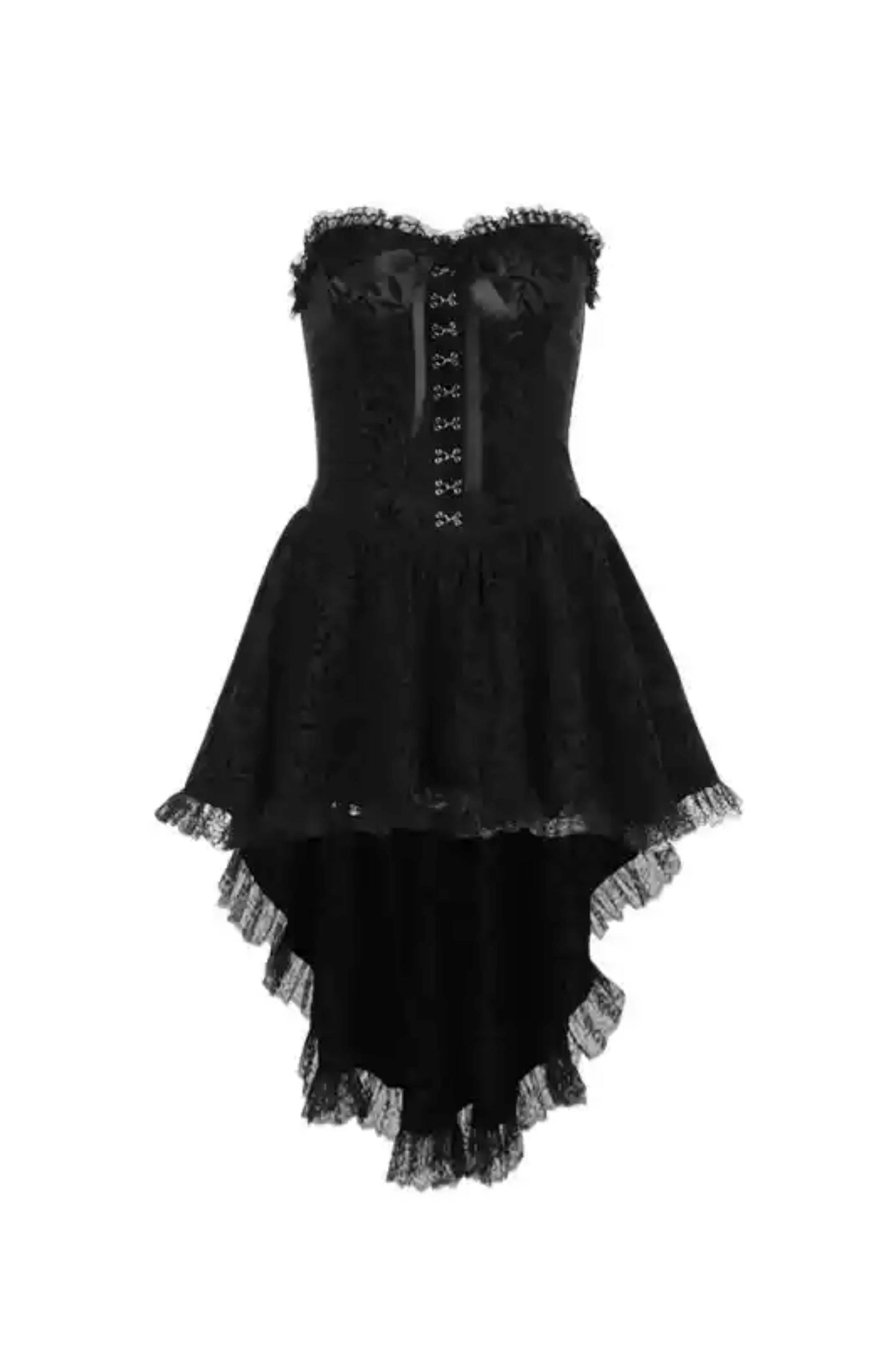 Halloween Party Black Bandeau Dress Set-UP