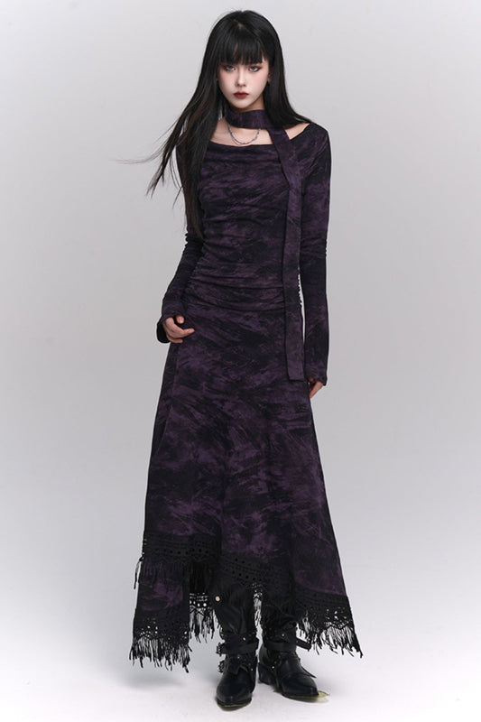 Wasteland Style Purple Dress