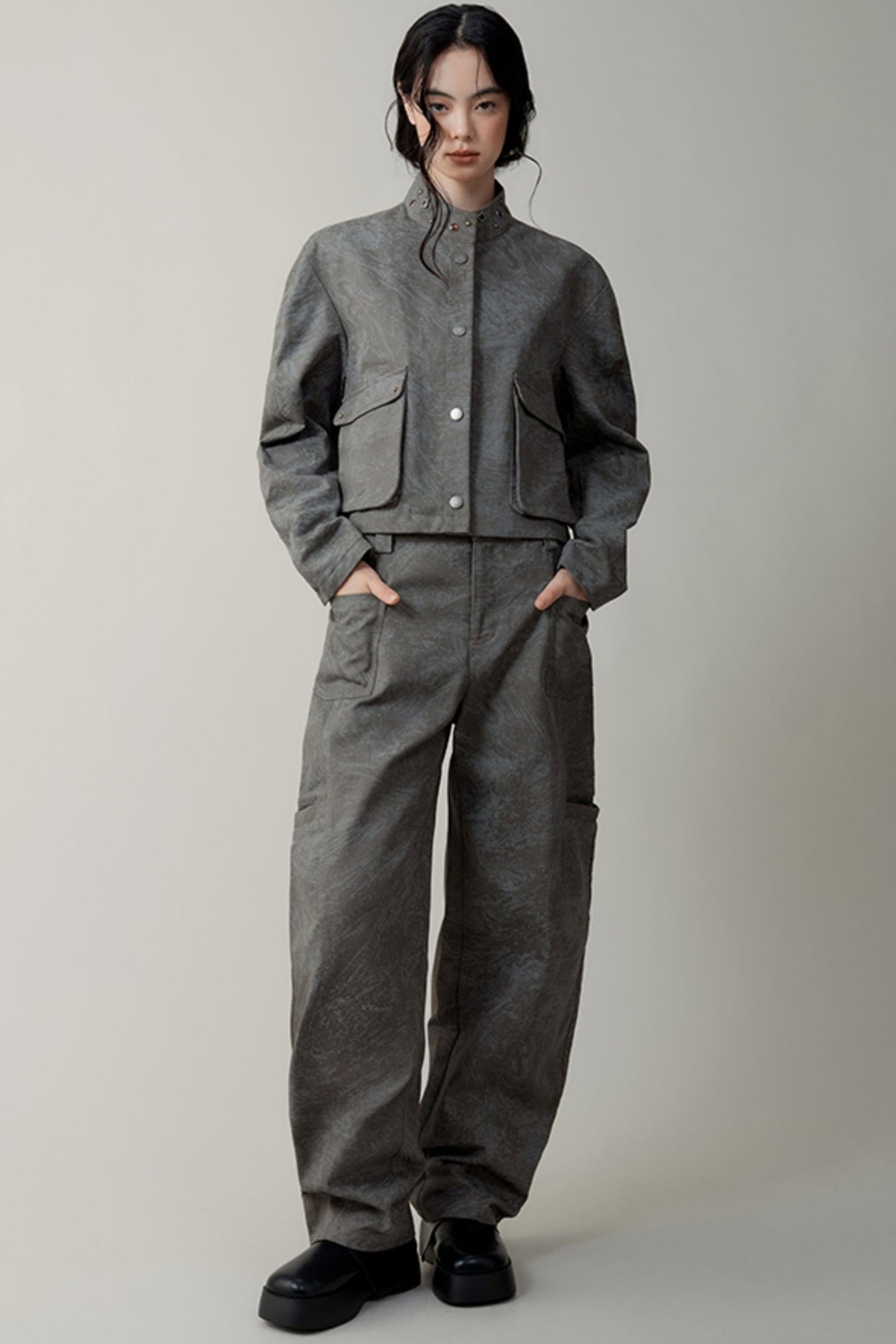 Natural Texture Scimitar Pants