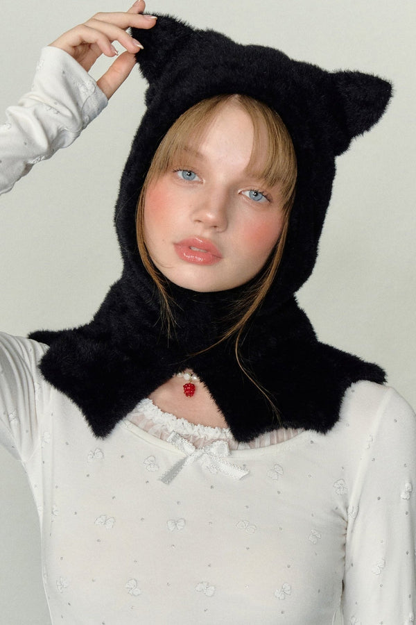 AYF Bear Pattern Knit Cap