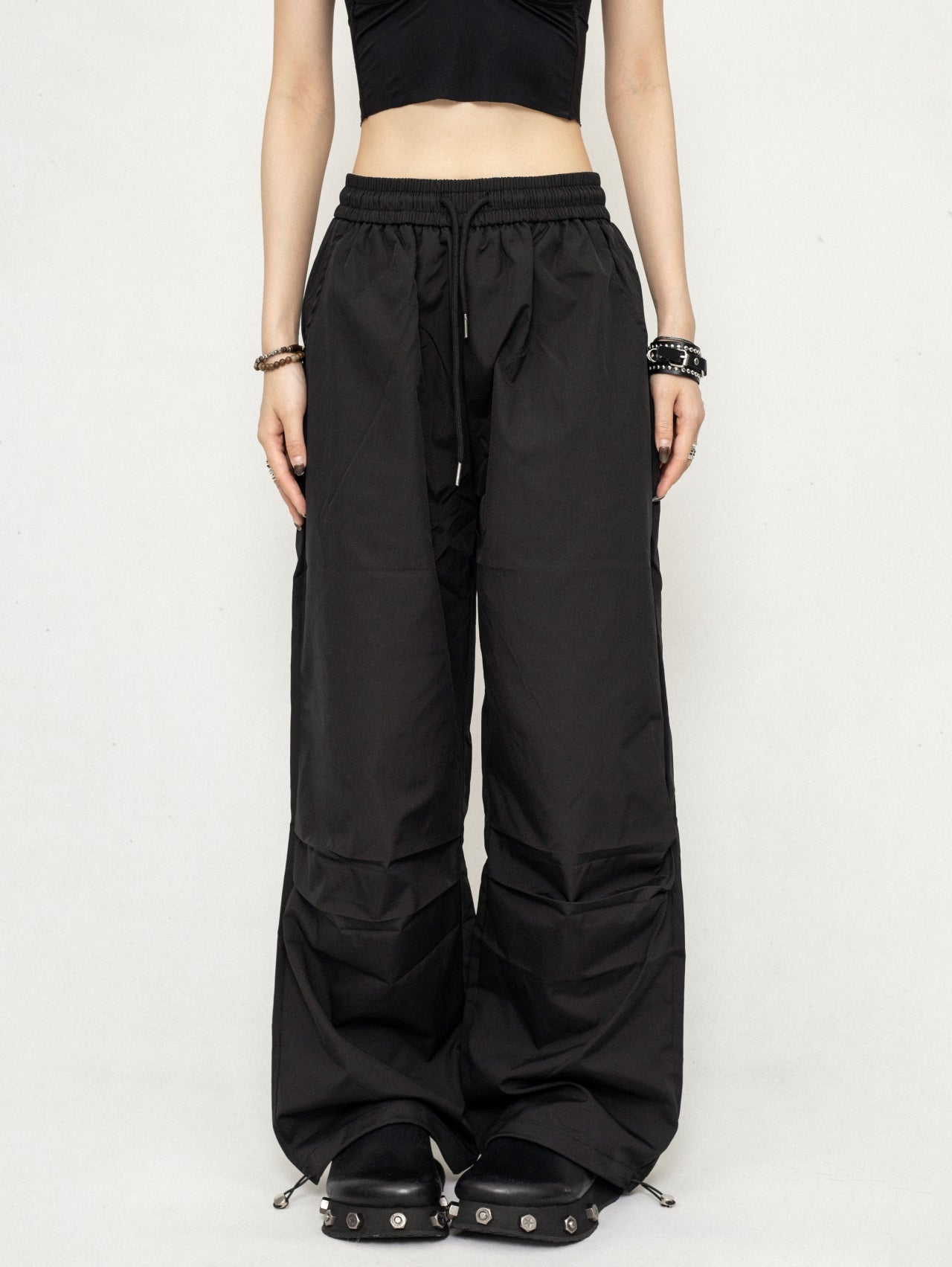 Schwarze Casual Fart Pants