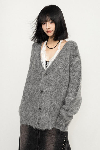 KOREAN LAZY STYLE SWEATER CARDIGAN