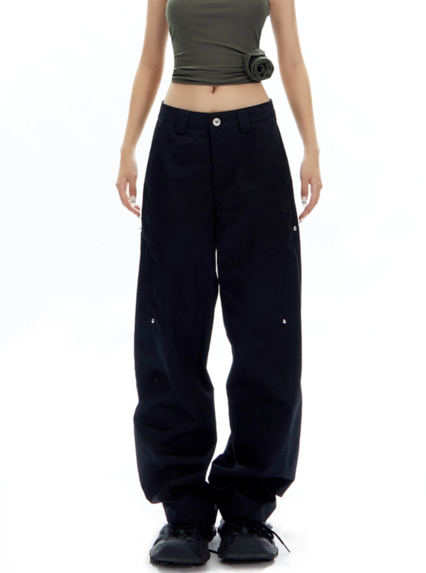 American Retro Low-Rise Cargo Pants