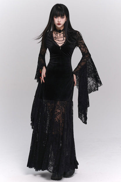 Dark Girl Gothic Halloween Dress