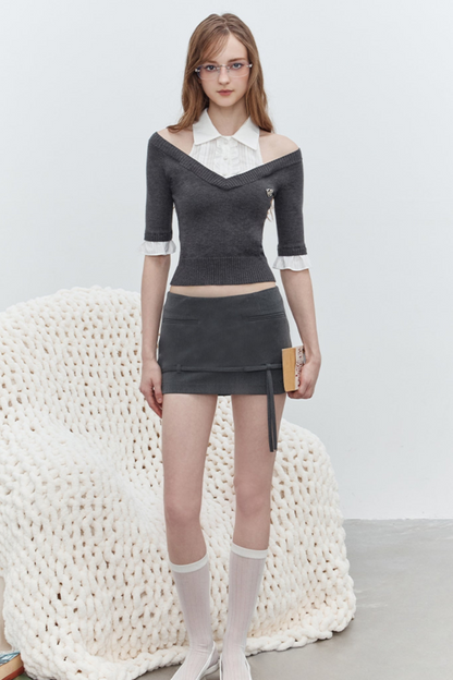 Spice A-line Halter Skirt