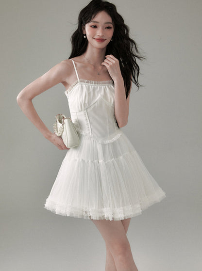 Mountain & Sea French White Dress