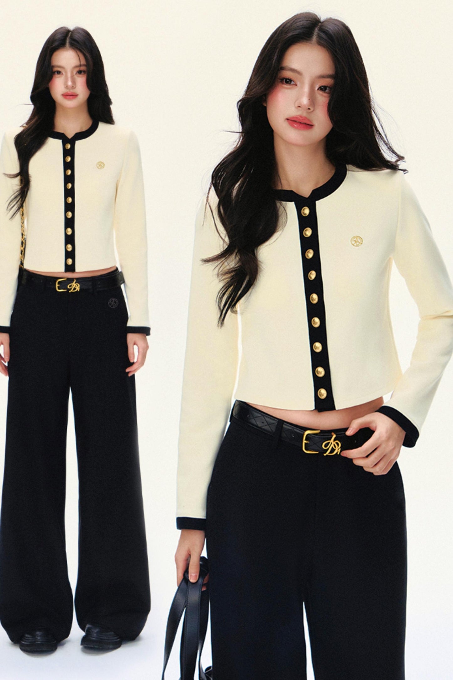 Luxury Short Knit Cardigan Set-Up