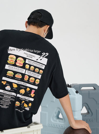 Fun Hamburger Couple T-Shirt