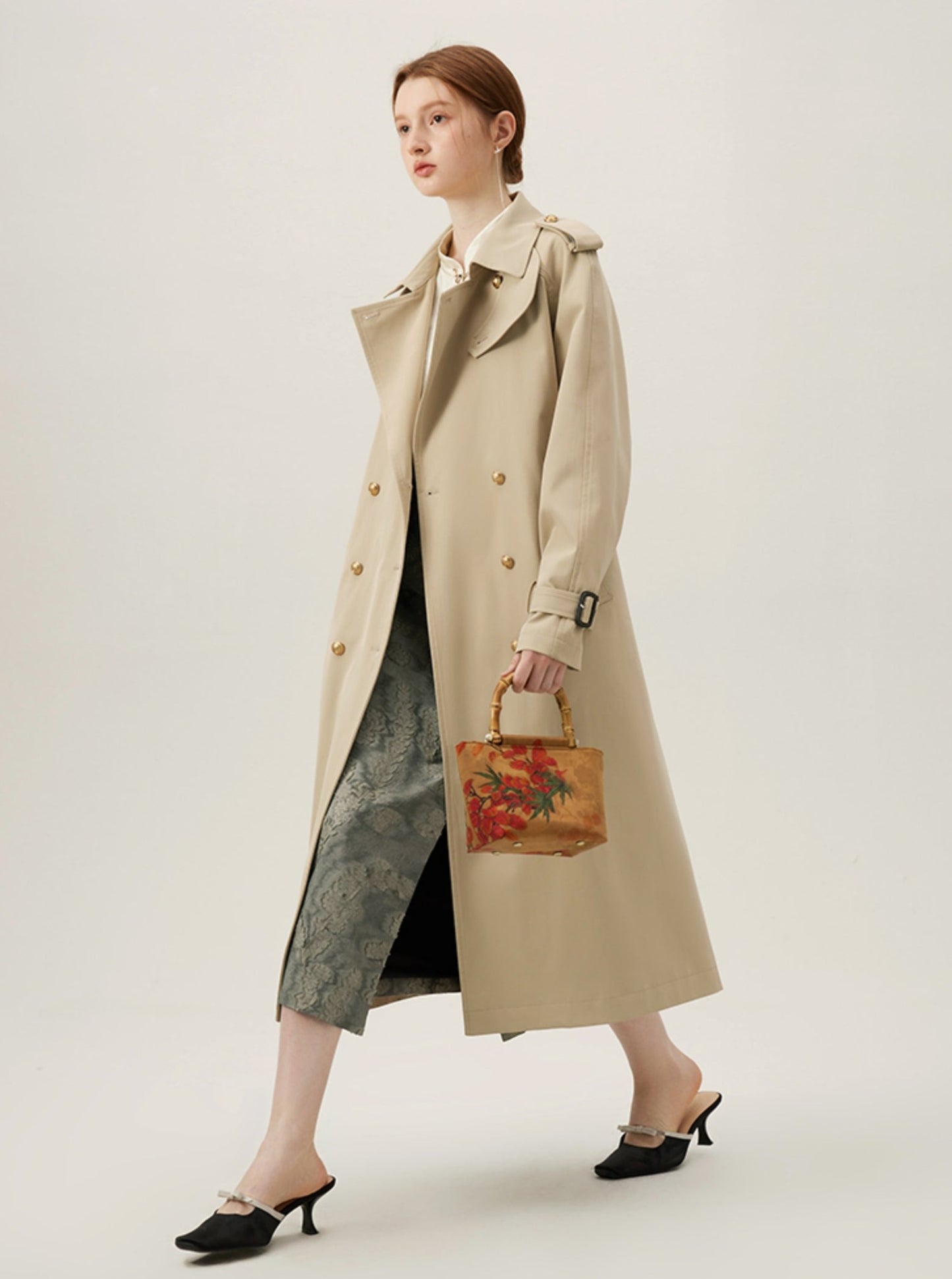 Korean Trench Mid-length British Coat