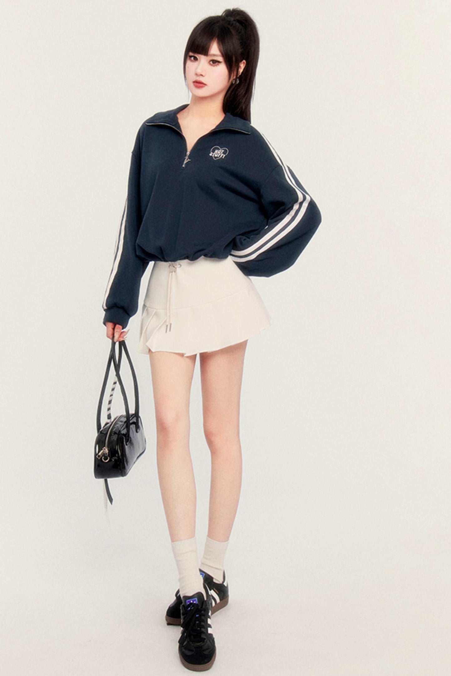 Casual Tennis Two-Piece Pleated Dress