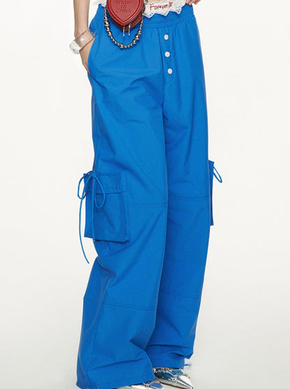 Pocket Blue Pants