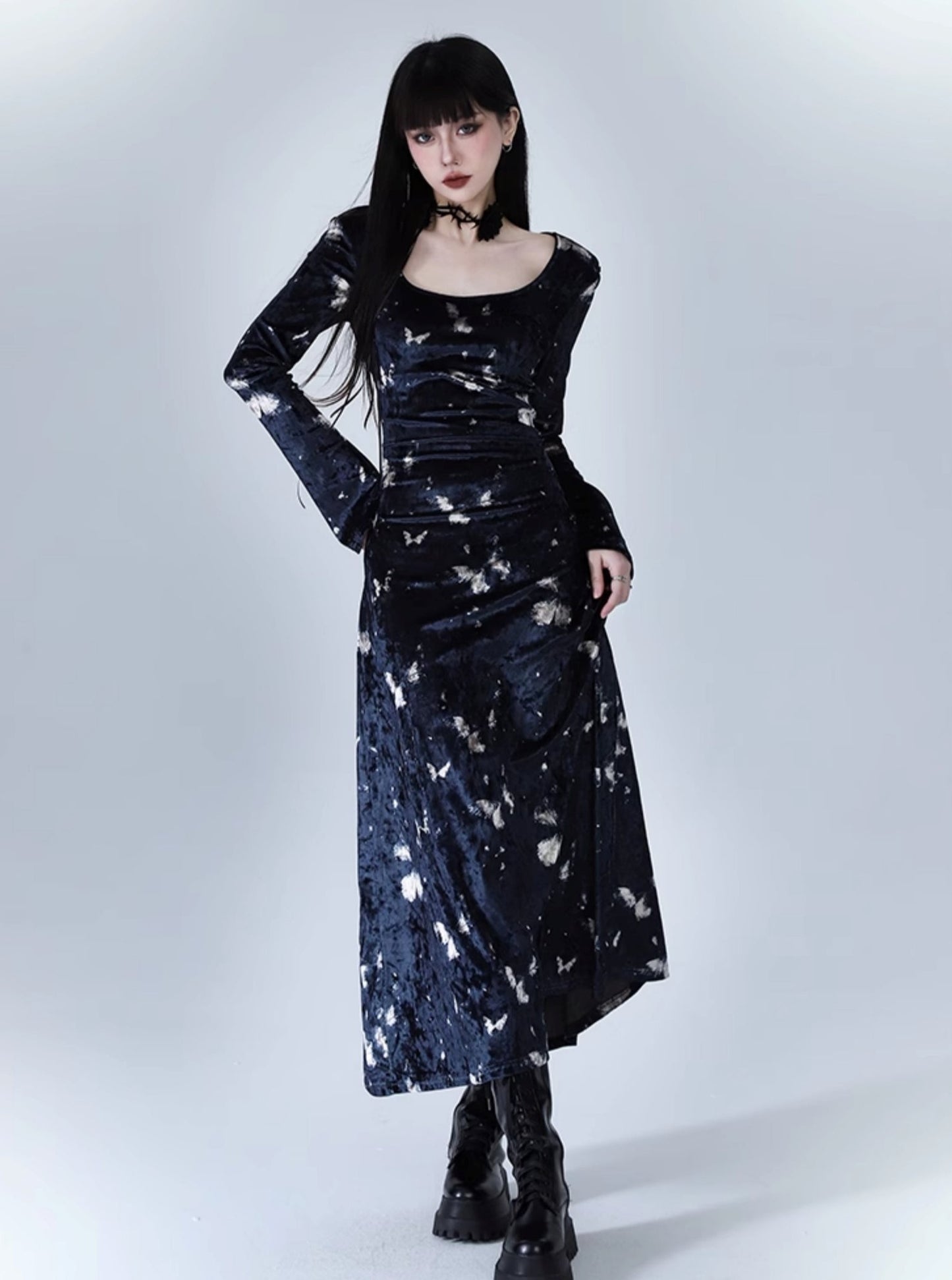 Chinese Velvet Adult Dress