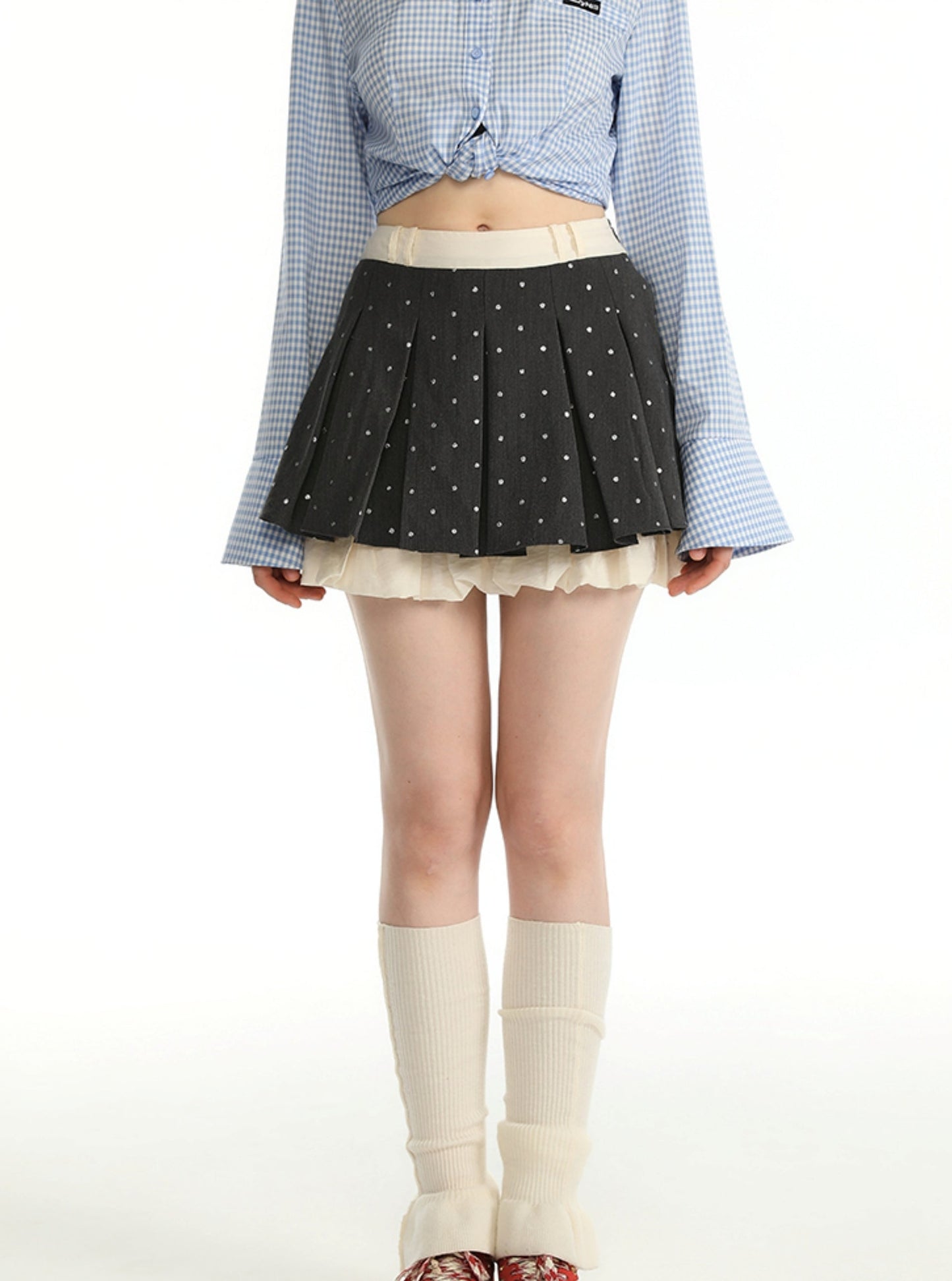 Sweet Polka Dot Short Skirt