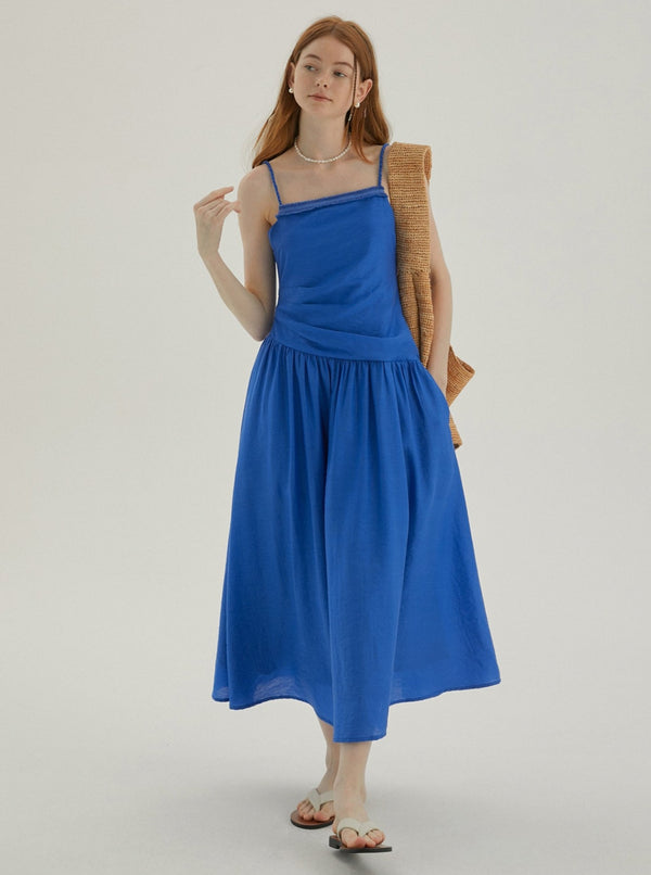 Linen Recycled Pleated Dress