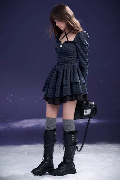 Prinzessin Stil Halterneck Kuchen Lolita Kleid 