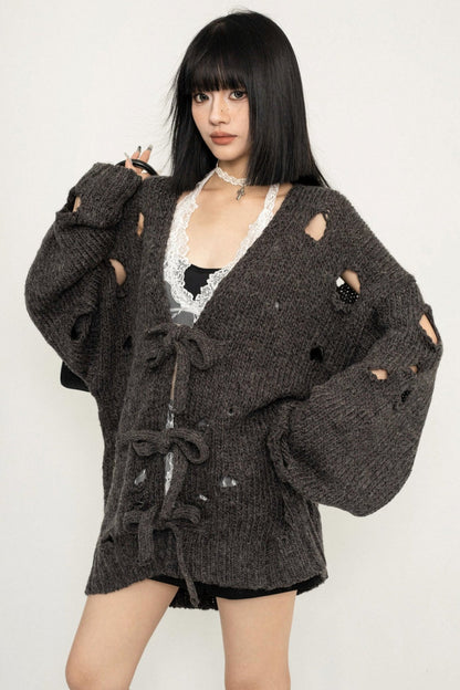 Korean Piercing atmospire Cardigan