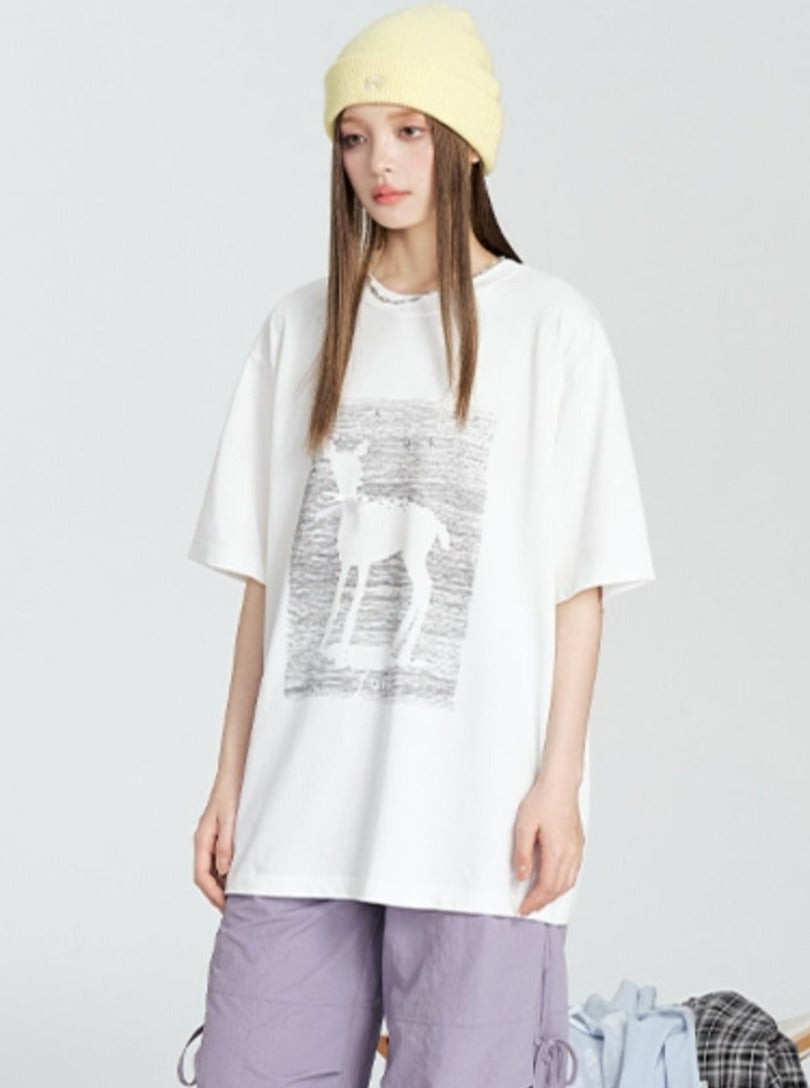 Ribbon Bow Short Sleeve T-Shirt