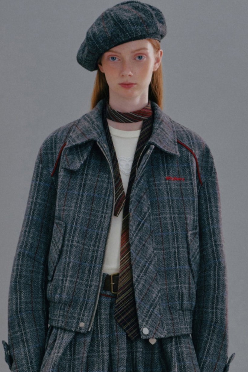 Why Berry SweetHeart Killer Tweed Jacket