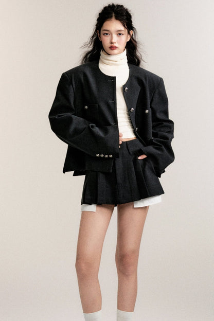 Retro Premium Skirt Jacket Set-UP