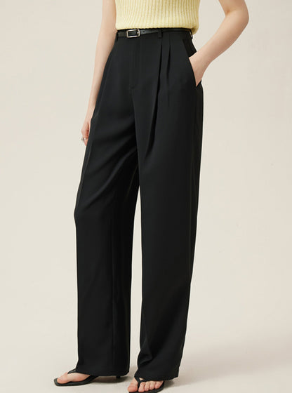 Versatile High Waist Mop Pants