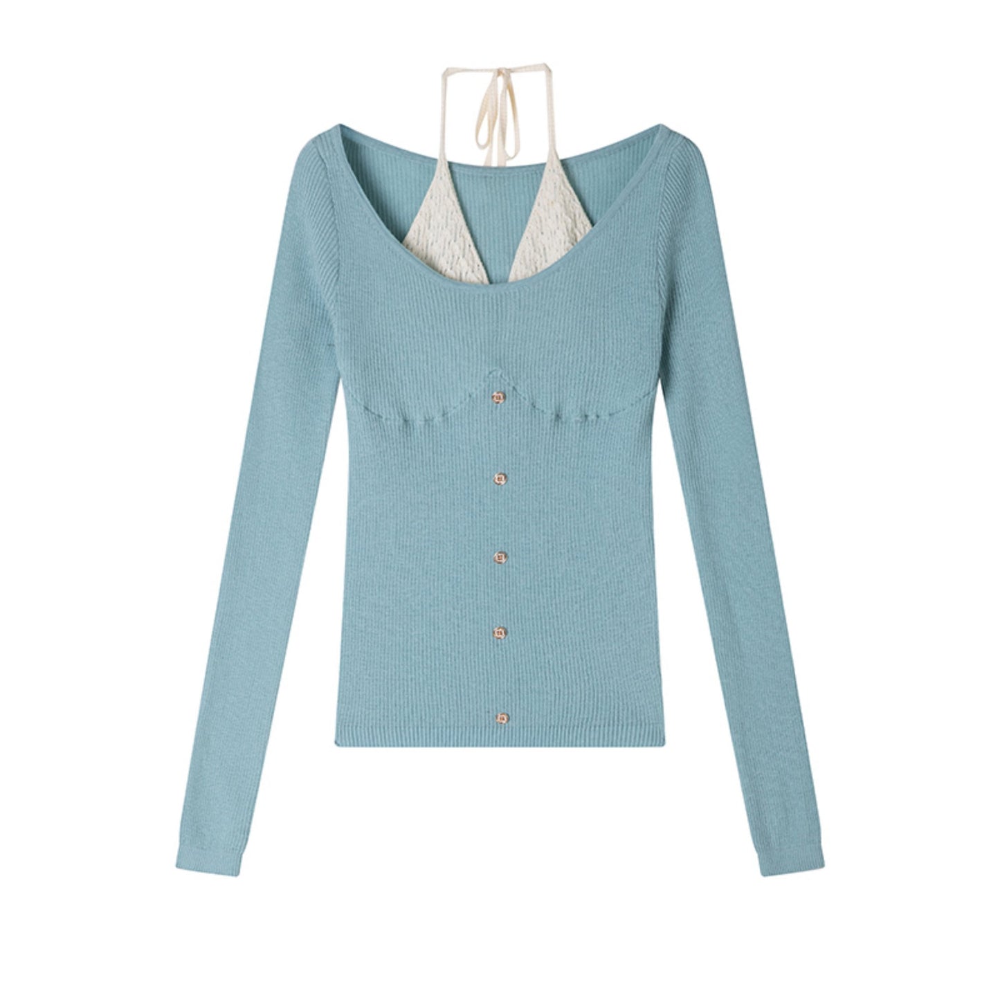 Pure Desire Fake Two Sweater