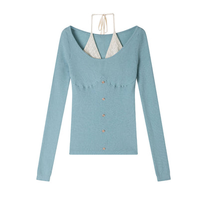 Pure Desire Fake Two Sweater